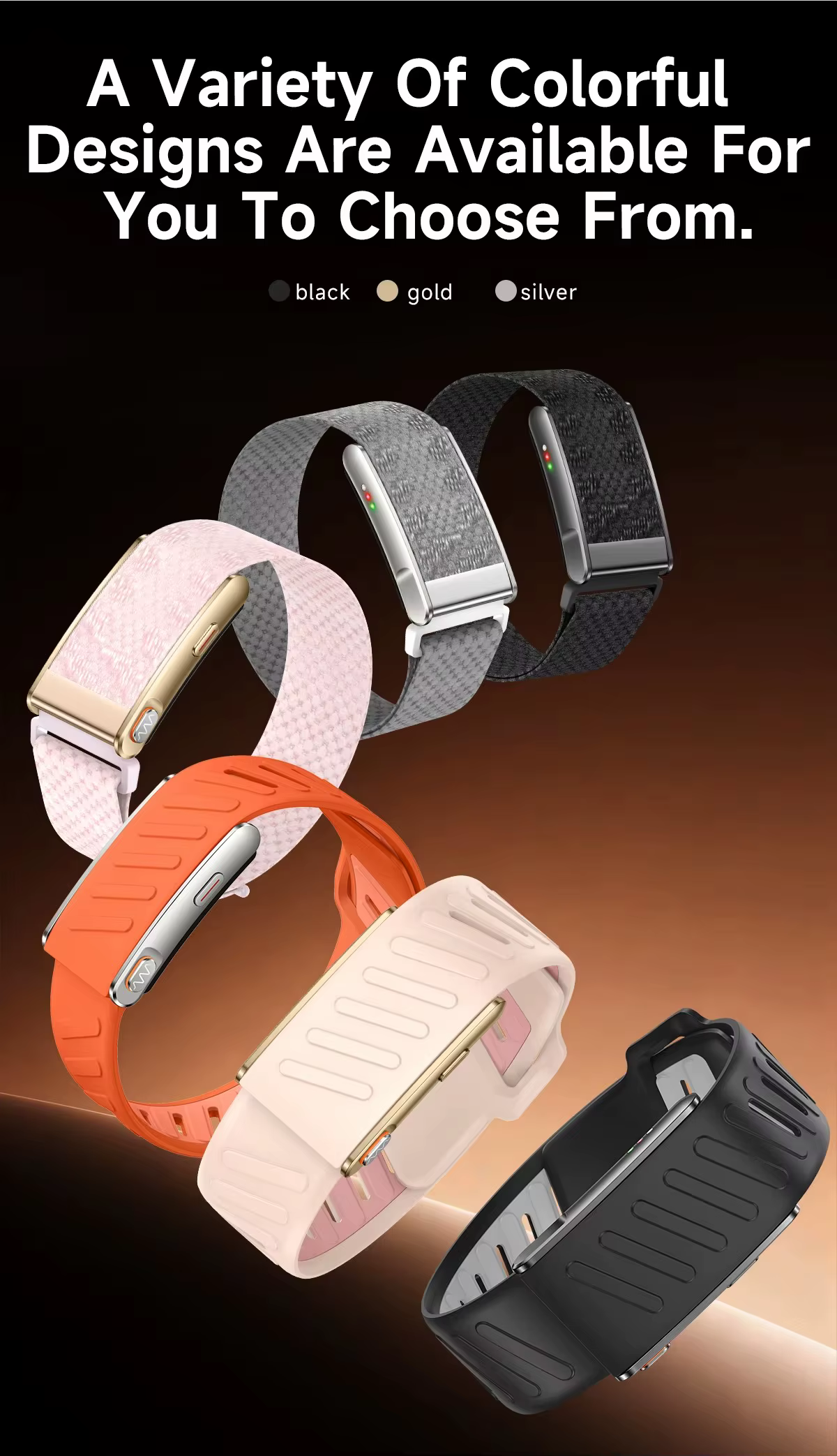 Bracelet intelligent sportif sans écran