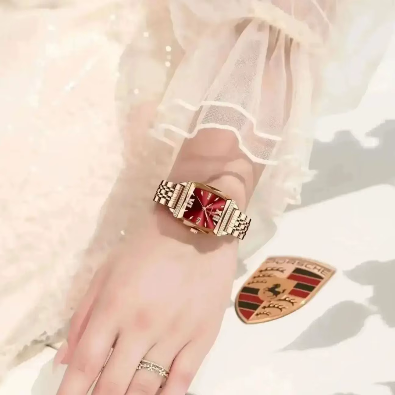 POEDAGAR montre de mode pour femme de haute qualité étanche Date élégante dames