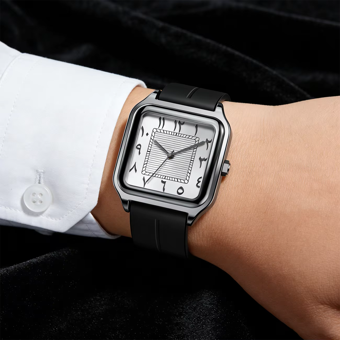 Montre à Quartz avec chiffres arabes du moyen-orient
