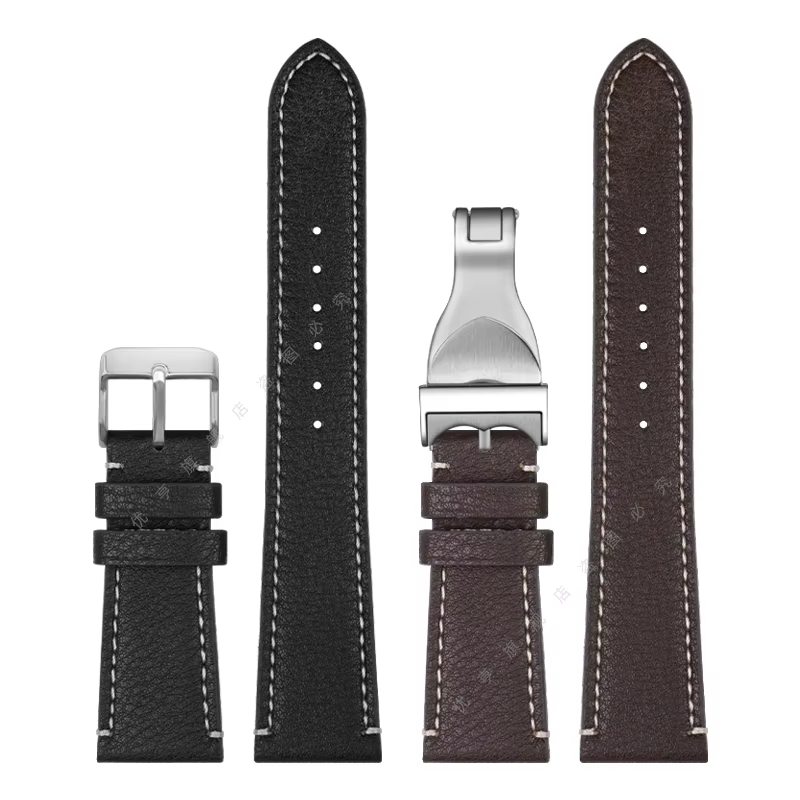 Bracelet de montre en cuir véritable