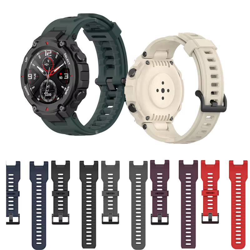 Bracelet de remplacement en Silicone pour Xiaomi Amazfit T-REX Pro