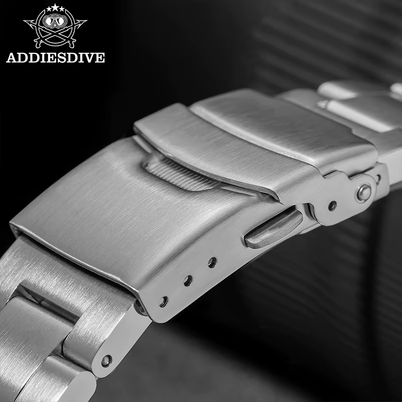 ADDIESDIVE 41mm AD2537 montre pour hommes 20Bar étanche 3D Texture du désert BGW9 Date lumineuse 316L montres à Quartz en acier inoxydable