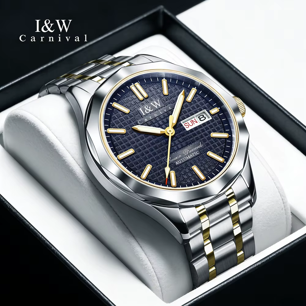 Montre mécanique de luxe de la série haut de gamme IW de la marque CARNIVAL