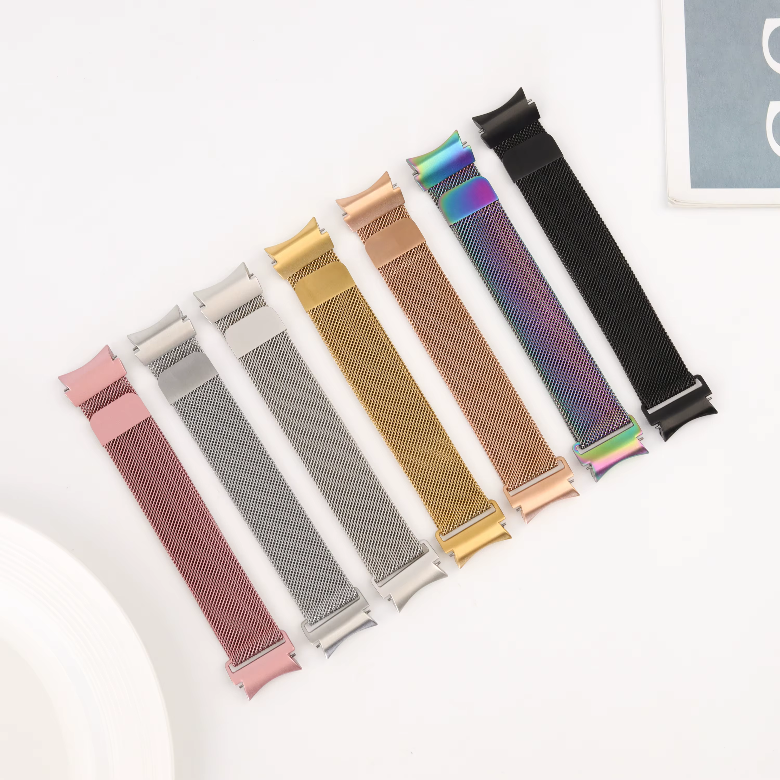Bracelet à boucle milanaise pour Samsung Galaxy Watch 7 6 5 4 40mm 44mm 5 pro