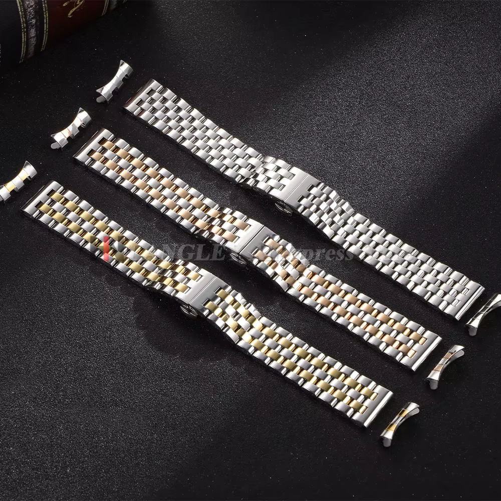Bracelet de montre en acier inoxydable massif