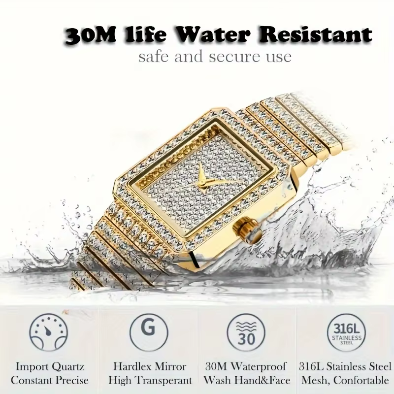 Diamant femmes montres montre en or dames