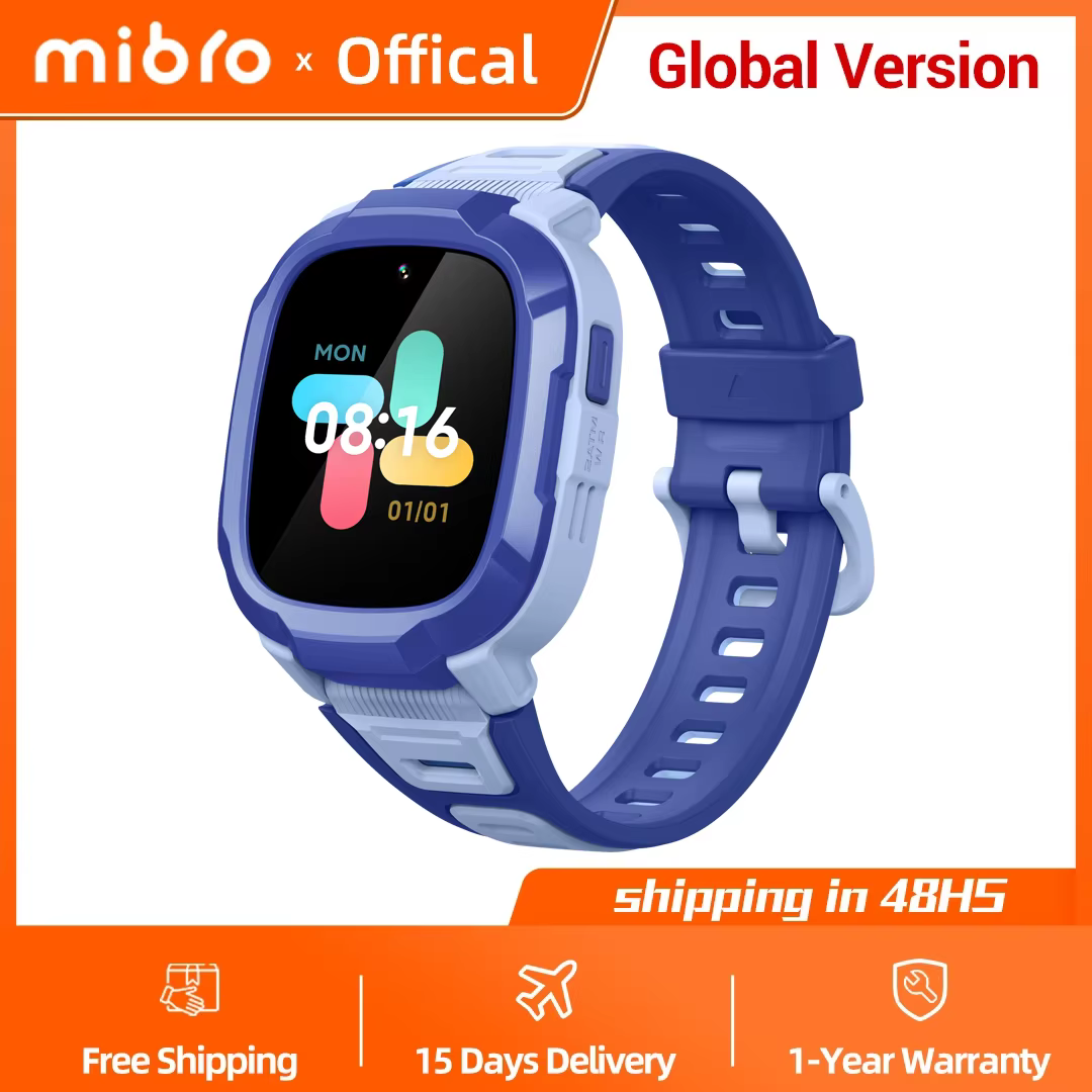 Mibro Kids smartwatch P6 GPS localisation en temps réel app contrôle 900mAh batterie 2mp caméra appel vocal 2atm