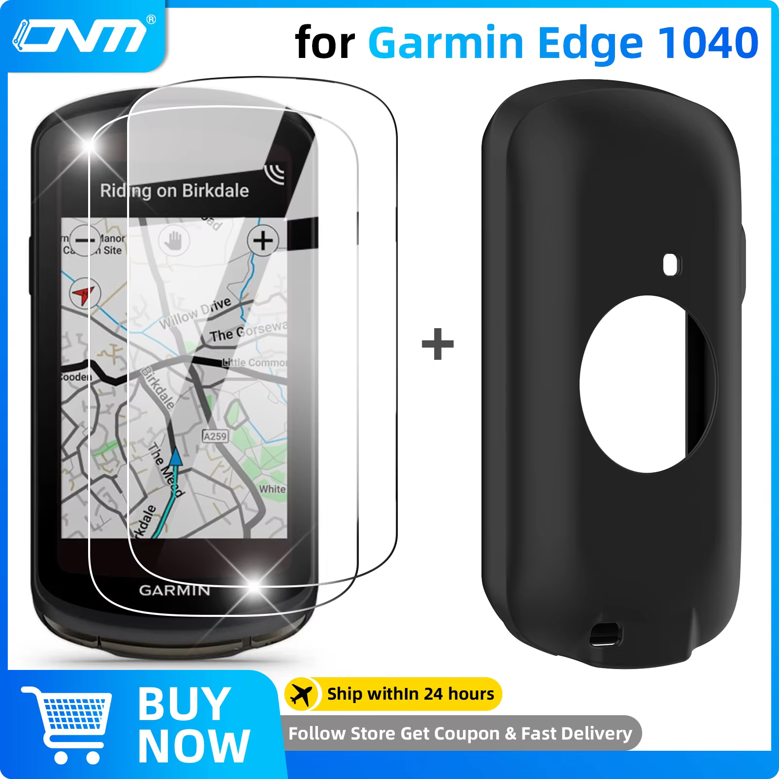 2 pièces verre trempé + étui pour Garmin Edge 1040 protecteur d'écran Film anti-rayures et housse de protection en Silicone souple accessoires