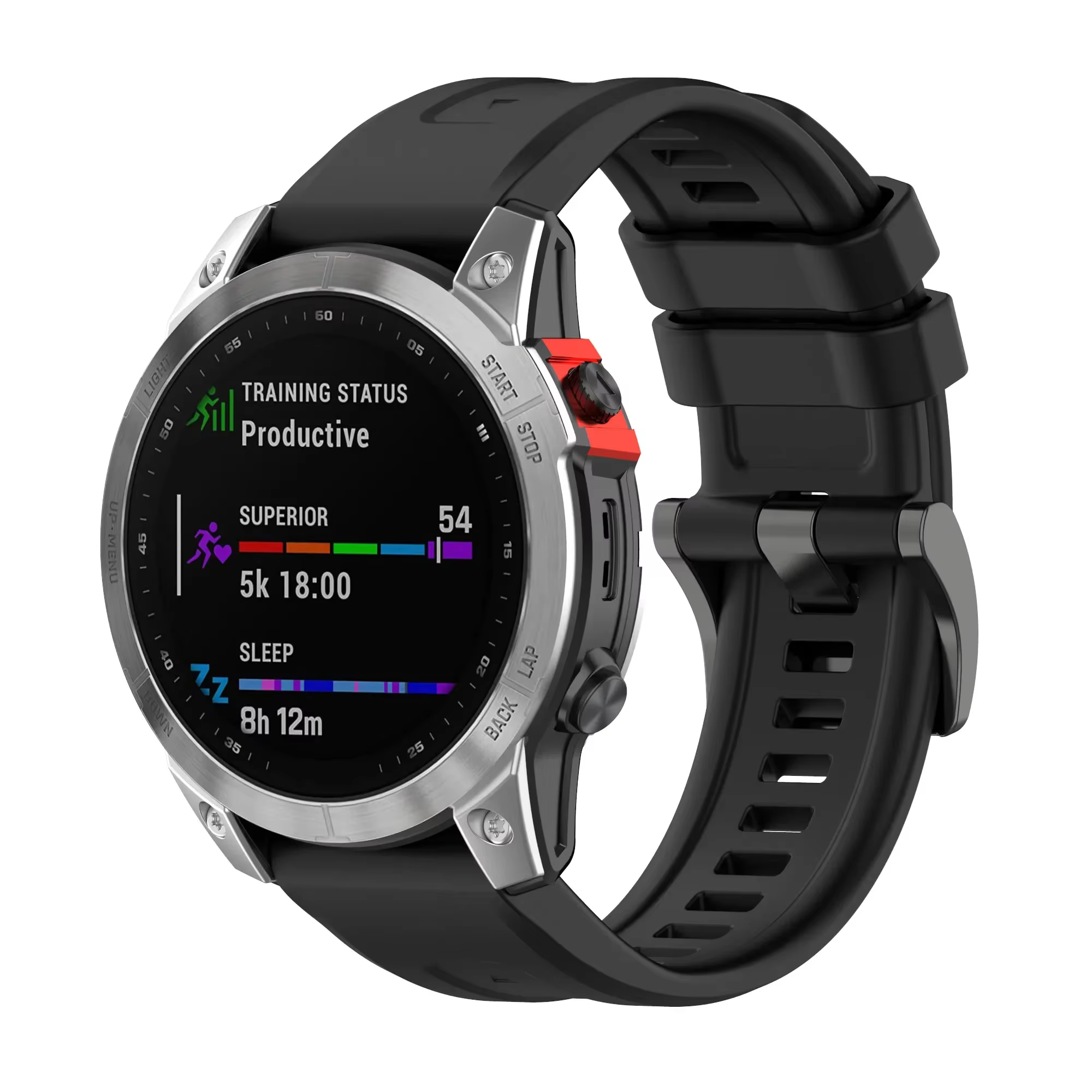 Bracelet en Silicone pour Garmin fenix 7X 7 7S 6 6X Pro