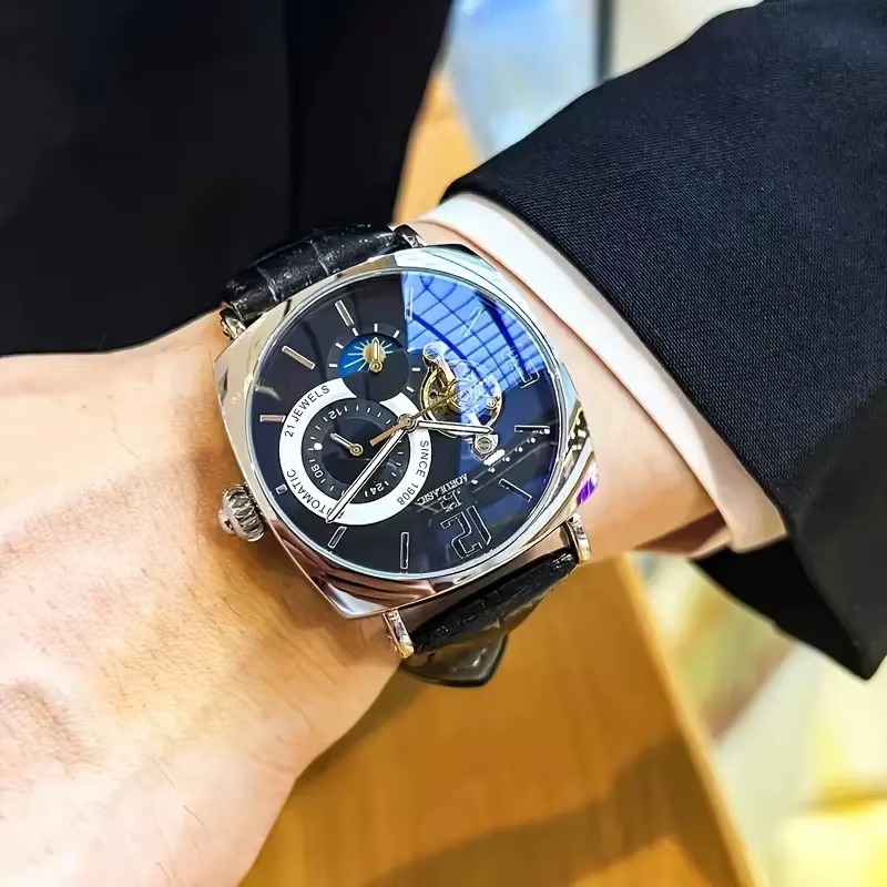 Montre mécanique vintage élégante pour homme