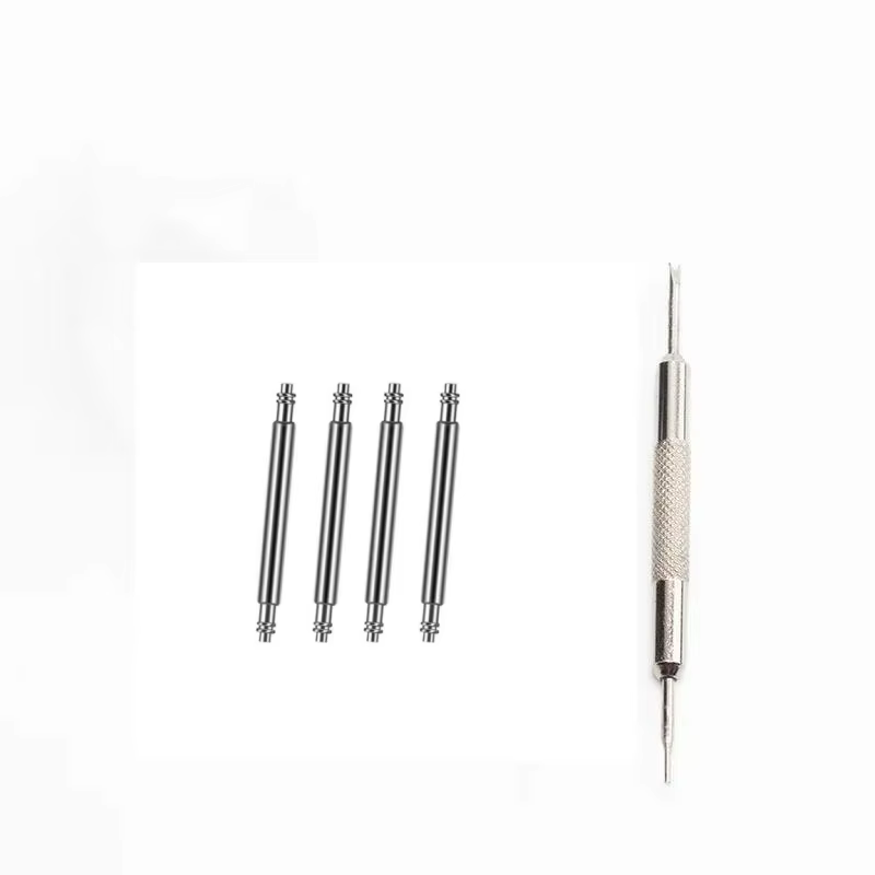 Kit d'outils de démontage de maillons de montre avec outil de barre à ressort et broches