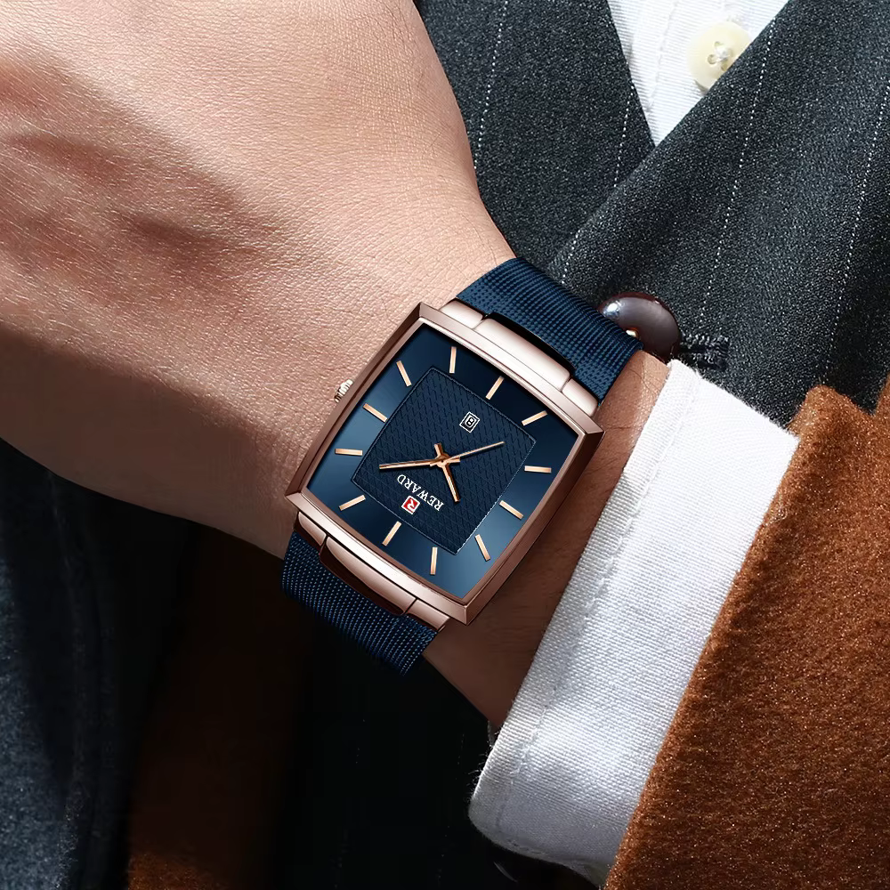 Récompense 62009 mode bleu montre pour hommes nouveau haut de gamme marque
