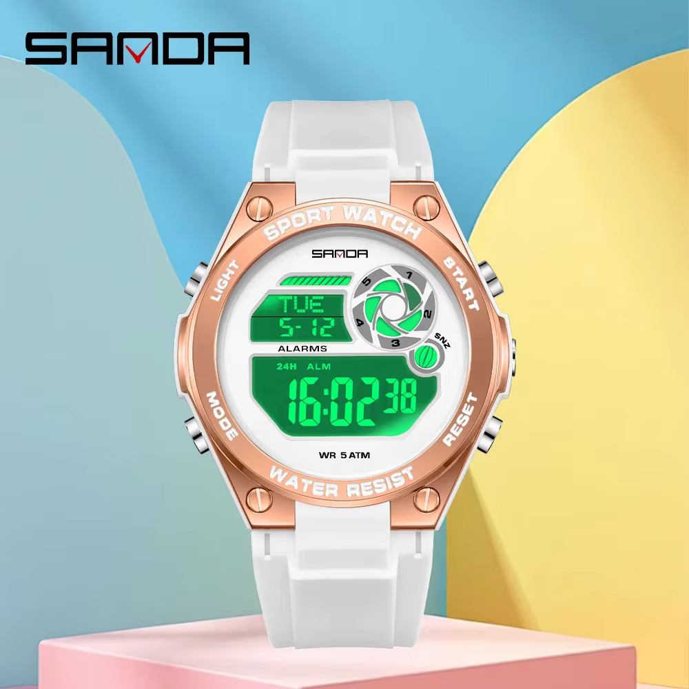 SANDA Nouvelle montre de sport pour femme 9098