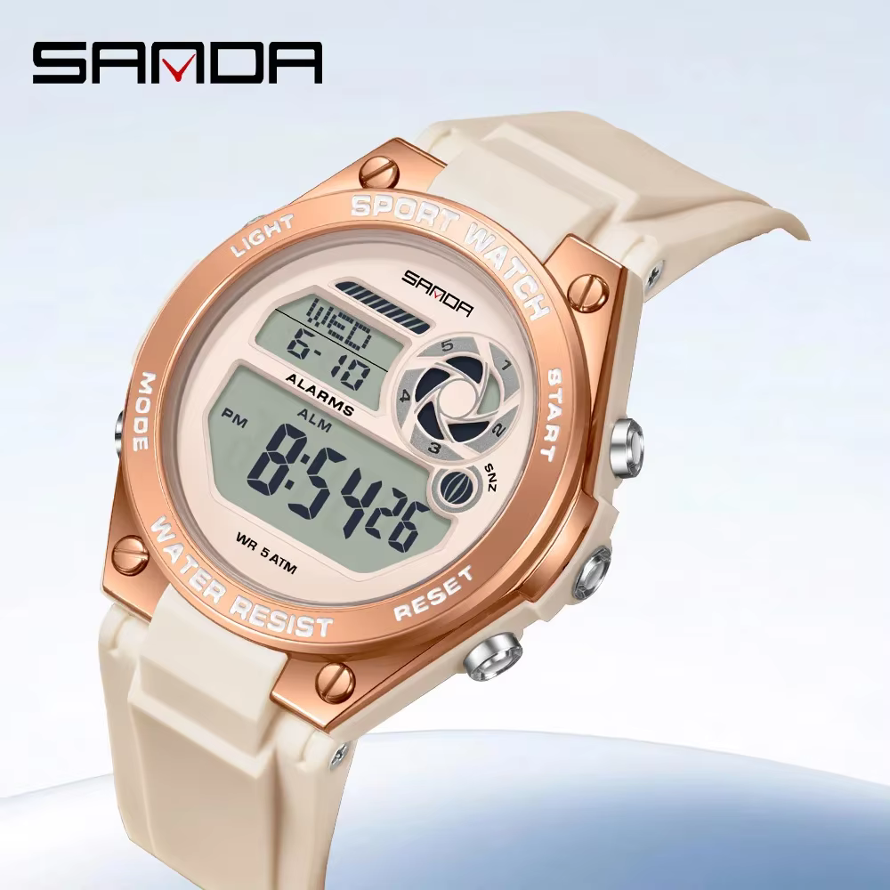 SANDA Nouvelle montre de sport pour femme 9098