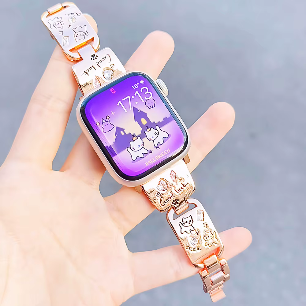 Bracelet de bijoux habnommée pour Apple Watch