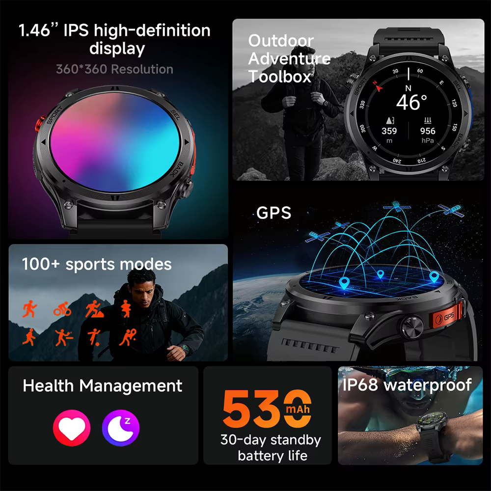 Montre connectée de randonnée mondiale 2026
