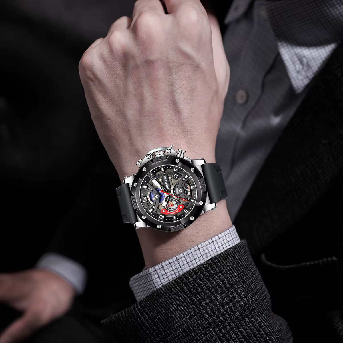 Montre de sport LIGE pour homme