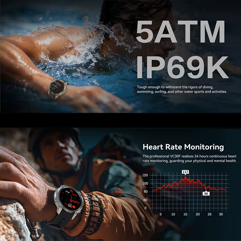 Nouvelle Montre Connectée Militaire GPS 2026