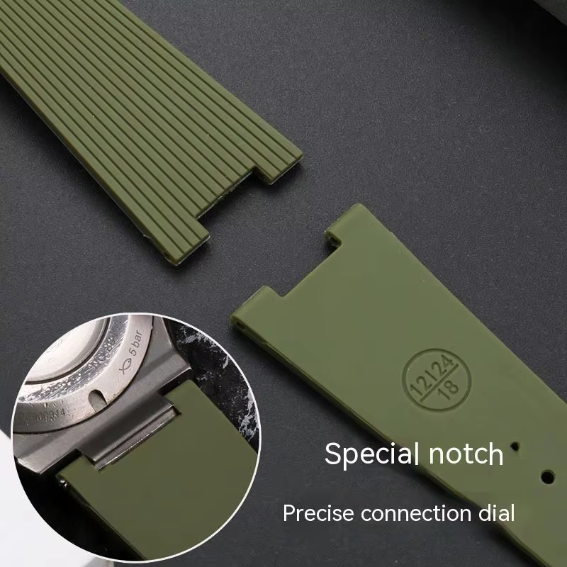 Bracelet de montre en Silicone souple et étanche