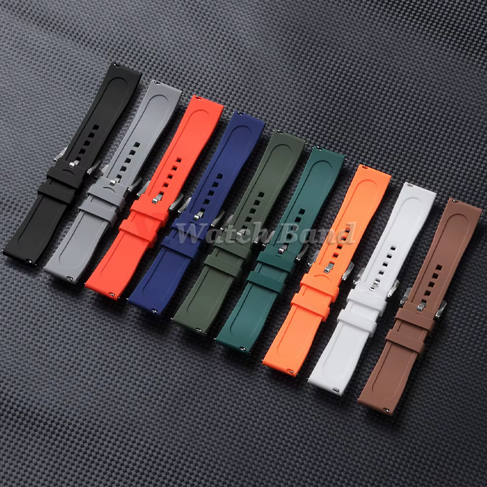 Bracelet universel en caoutchouc imperméable pour Rolex 20mm 22mm pour Armani pour Omega