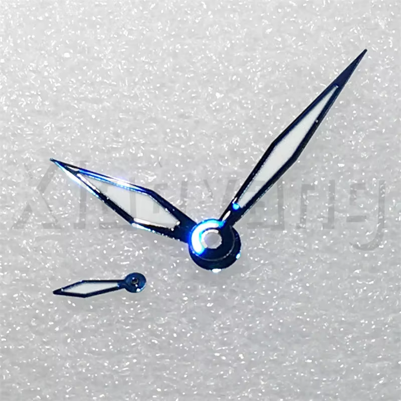 Aiguilles de montre vert lumineux noir or Rose or bleu main adaptée ETA 6497 6498 ST3600 3620 mouvement