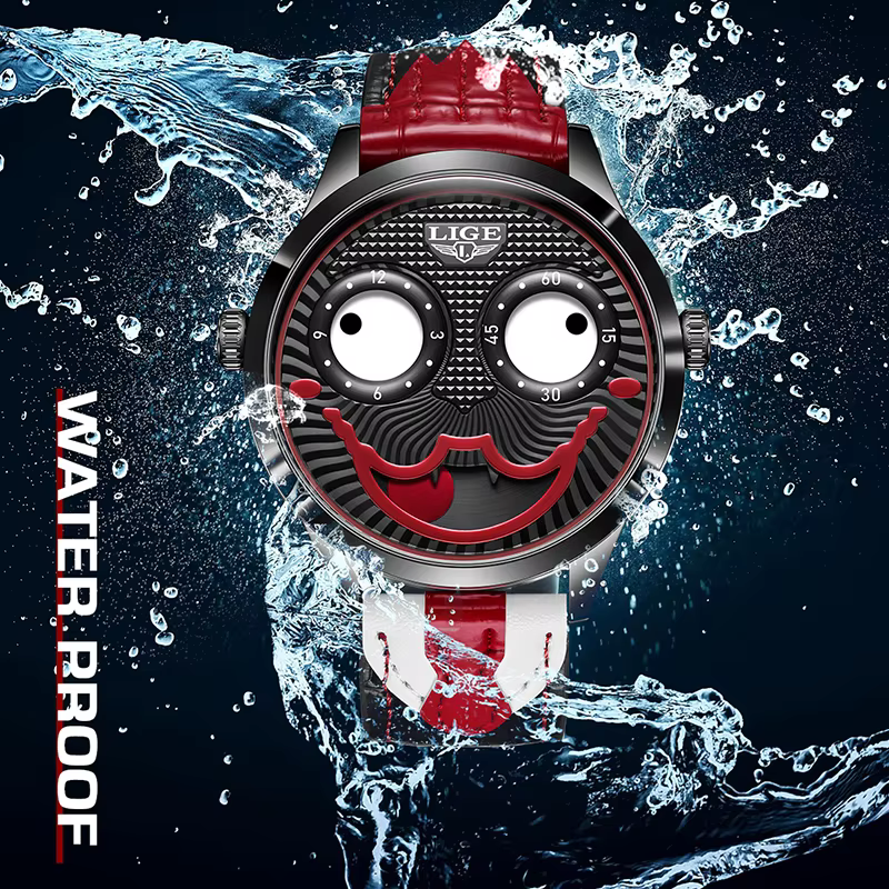 LIGE 2025 montres créatives pour hommes Clown mode