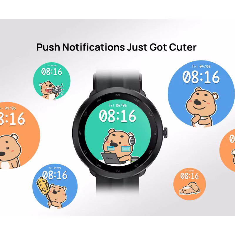 Montre Maimo 1, 3 pouces avec écran tactile TFT-LCD