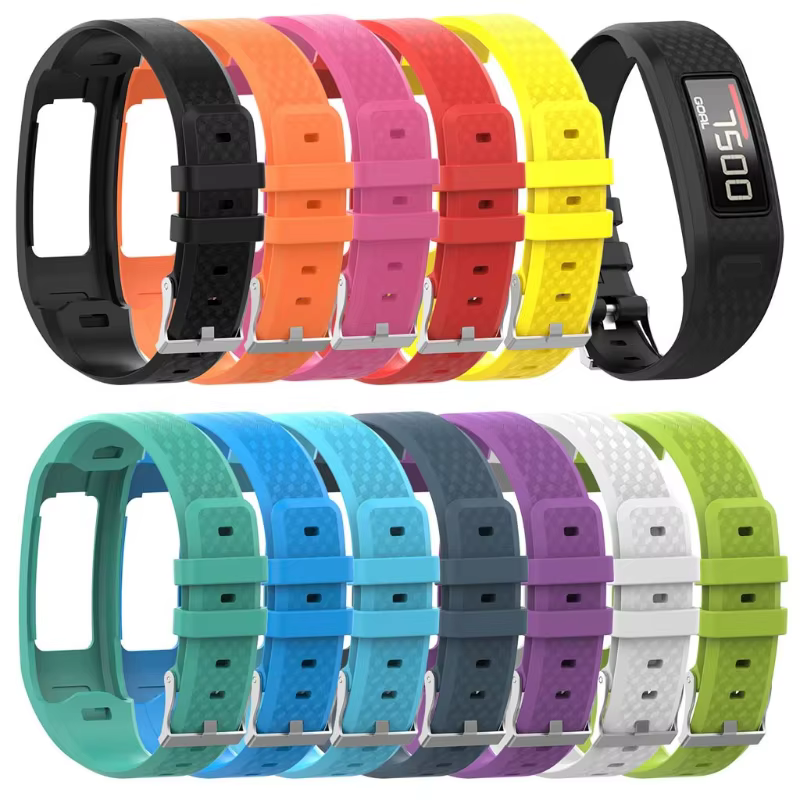Bracelet de sport ajustable en Silicone pour montre connectée Garmin Vivofit