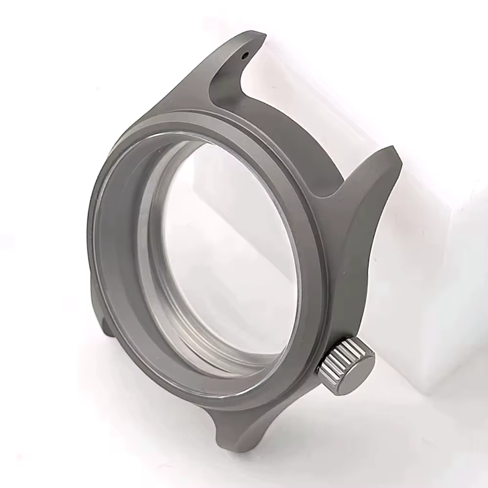 Boîtier de montre gris en alliage de titane 36mm