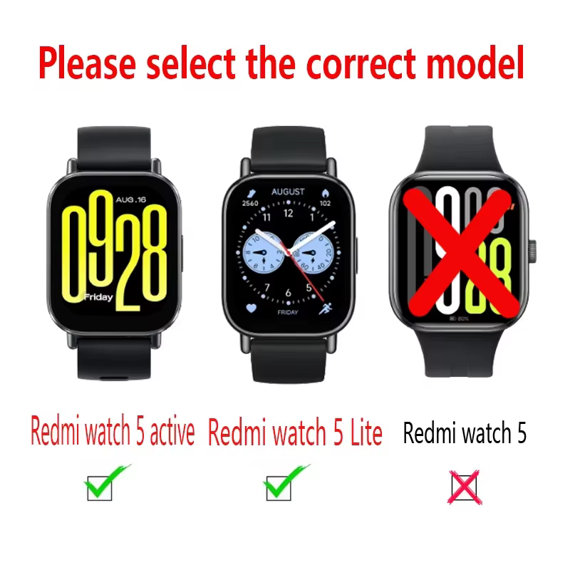 Bracelet + étui pour Xiaomi Redmi Watch 5 Active/Lite