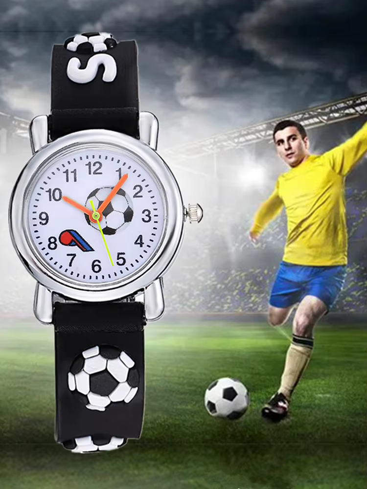 Montres de Football en Silicone pour enfants