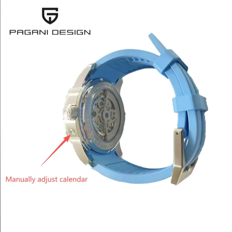 PAGANI DESIGN PD-YS022 montre mécanique pour hommes Tourbillon squelette montre-bracelet