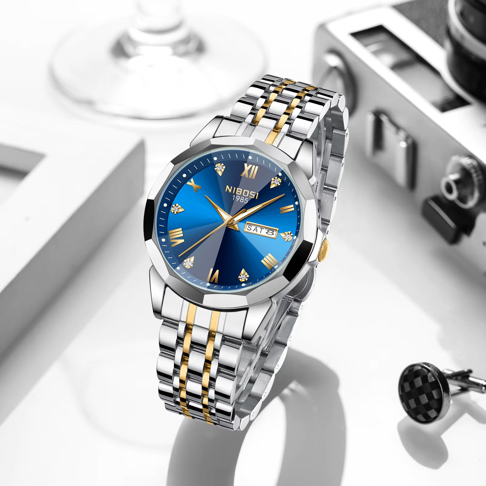 Montres mécaniques automatiques étanches pour hommes