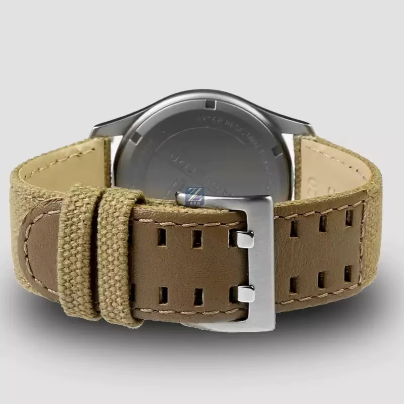 Bracelet de montre en cuir de toile 20mm 22mm pour Hamilton kaki/aviation/champ hommes sports de plein air