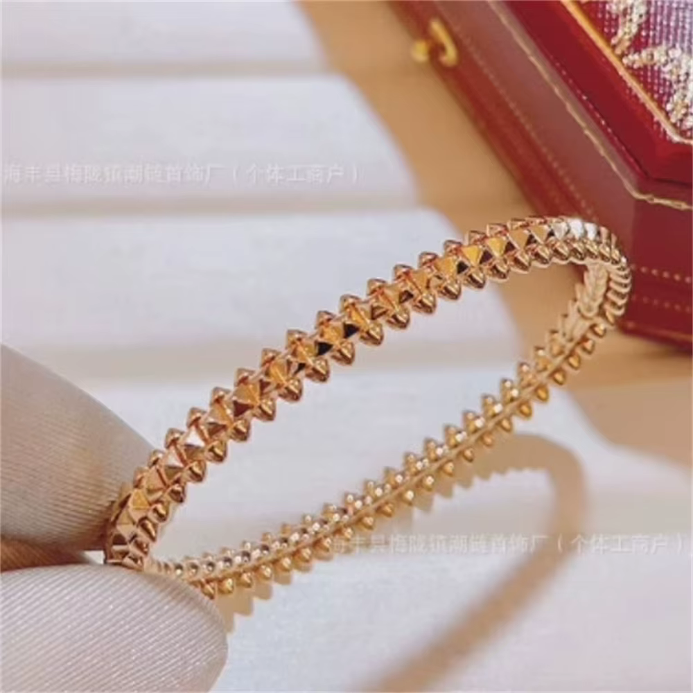 Nouveau bracelet de célébrité d'Internet plaqué or rose 18 carats