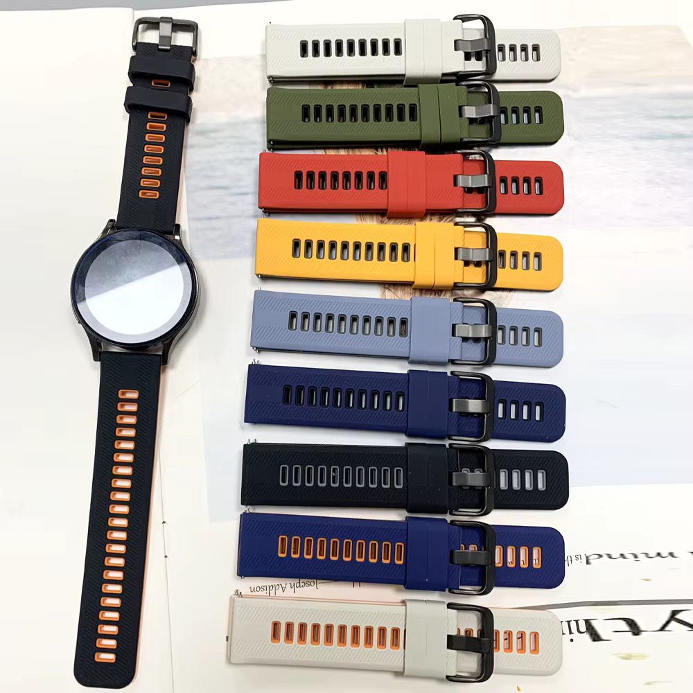 Bracelet de montre en Silicone de remplacement