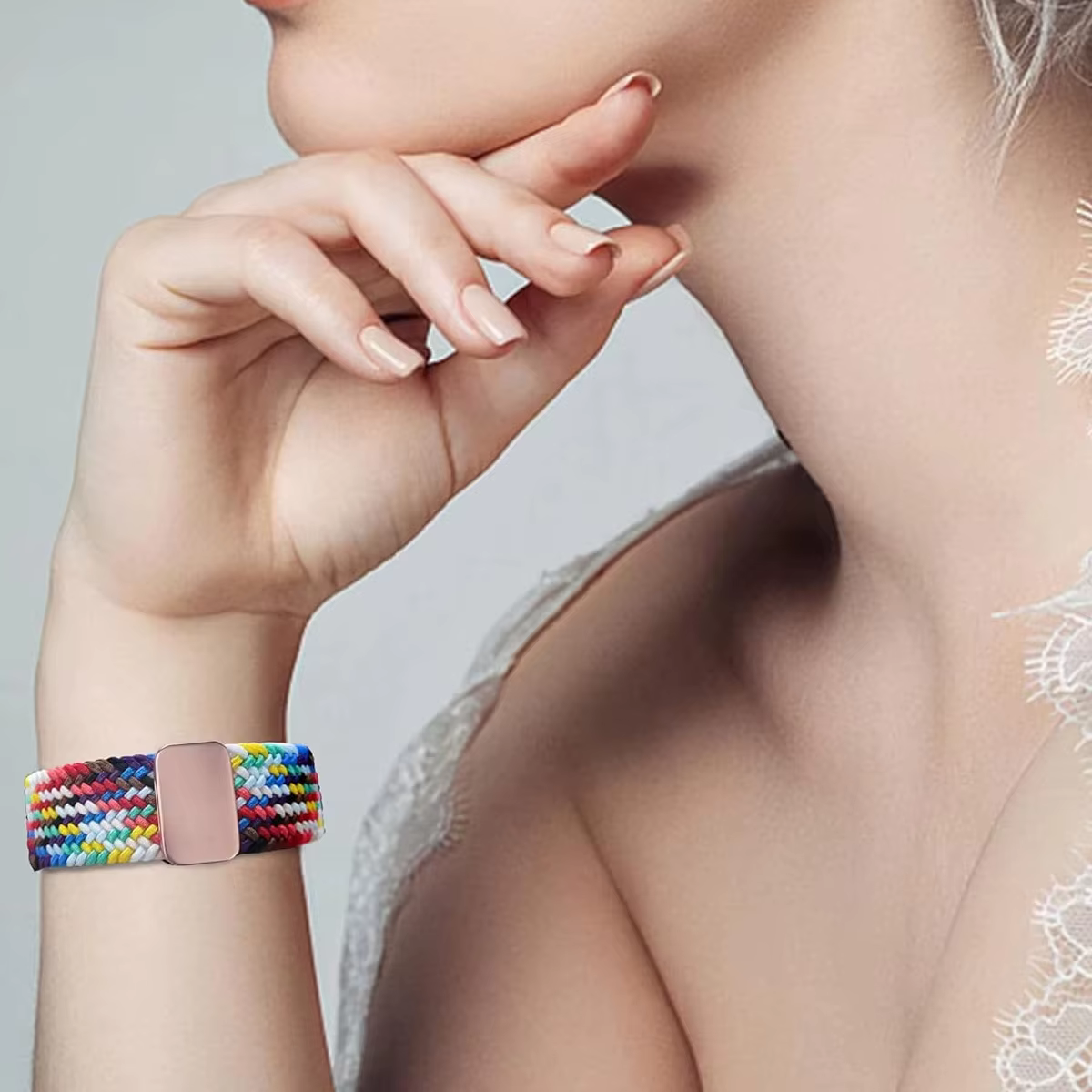 Bracelet à boucle en Nylon pour Google Pixel Watch 3 41mm, Bracelet tressé magnétique de remplacement, Google Pixel Watch 2 Correa