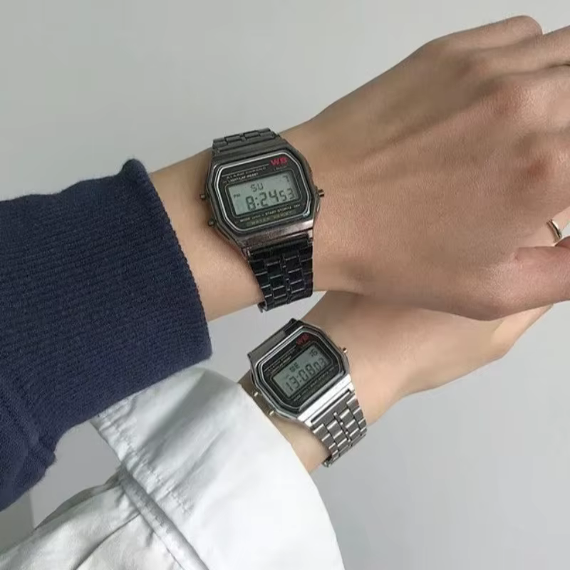 Montres numériques LED de luxe pour hommes