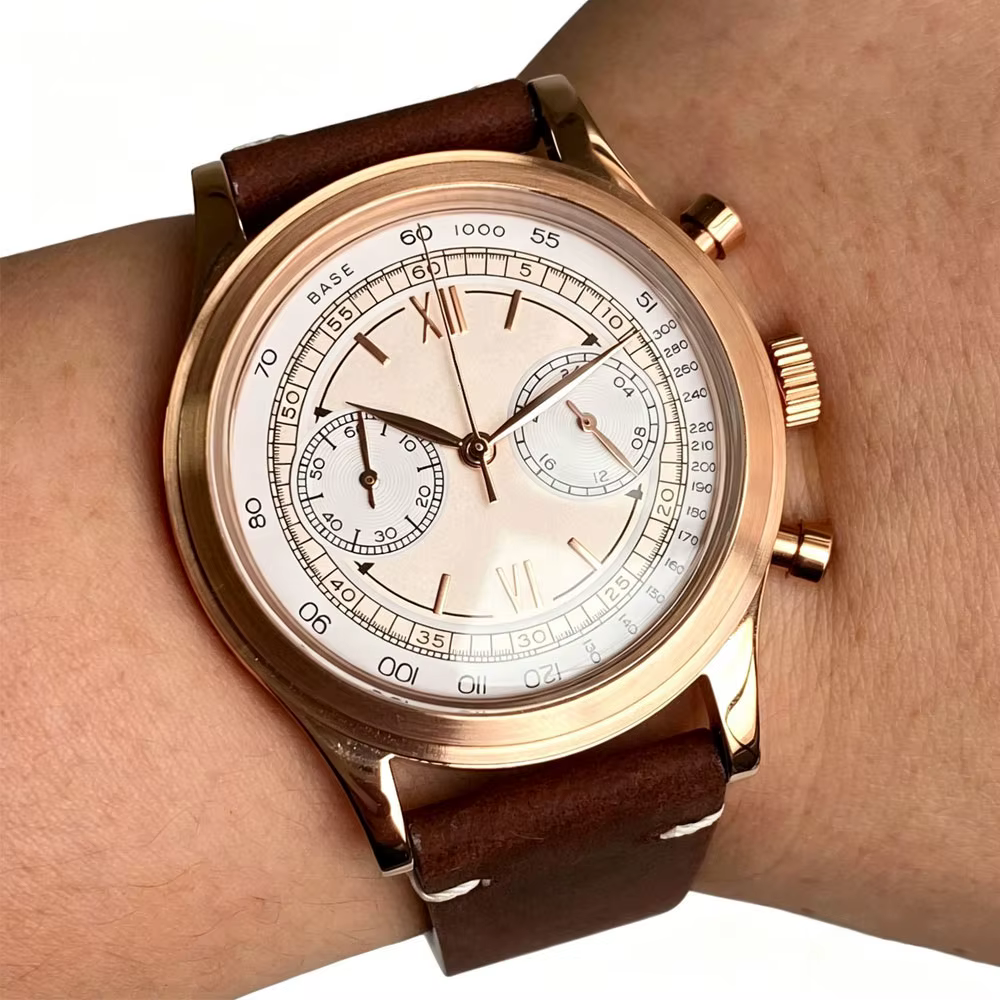Montres Tandorio 38 mm à quartz Miyota OS20 pour hommes