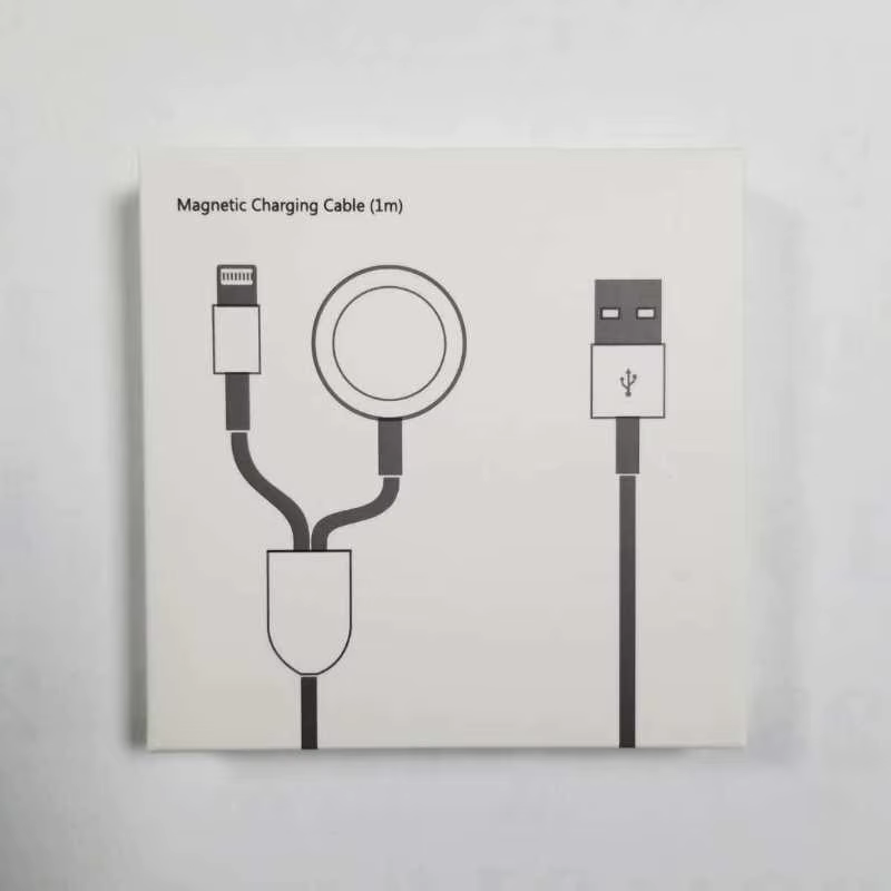 Câble 2 en 1 pour Apple Watch Charger10 9 8 7 6 5 4 3USB