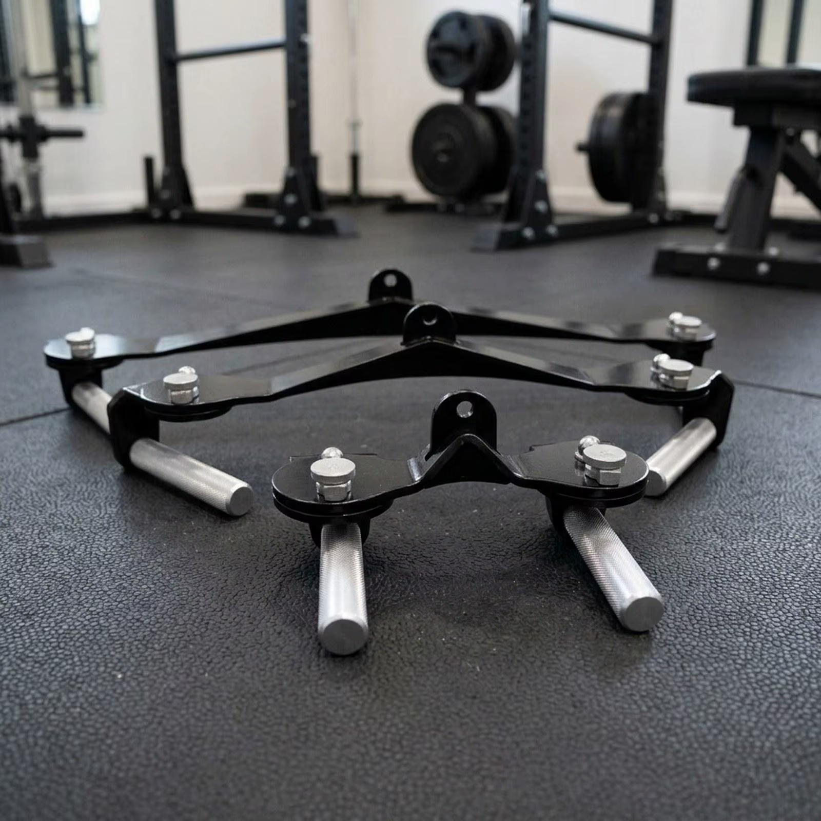 Poignée de traction réglable pour poulie de gym, accessoire de tirage dorsal pour la maison et l'entraînement des débutants