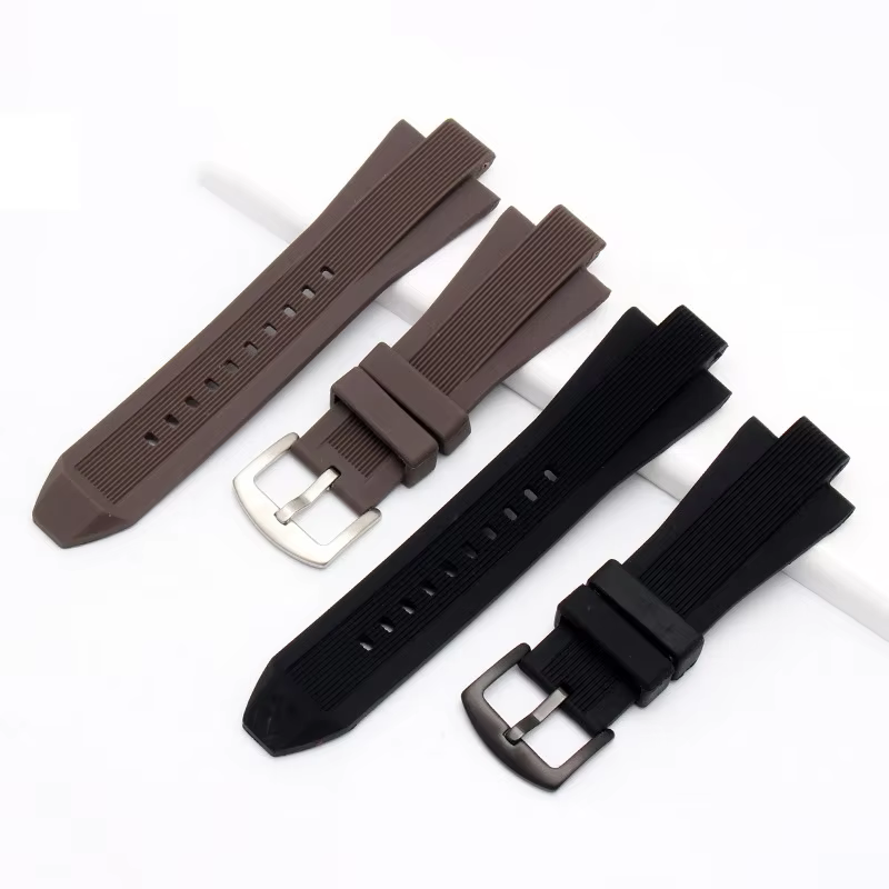 Bracelet de montre en caoutchouc de Silicone de haute qualité pour remplacement Michael Kors MK9019 MK8295 MK8492 MK9020