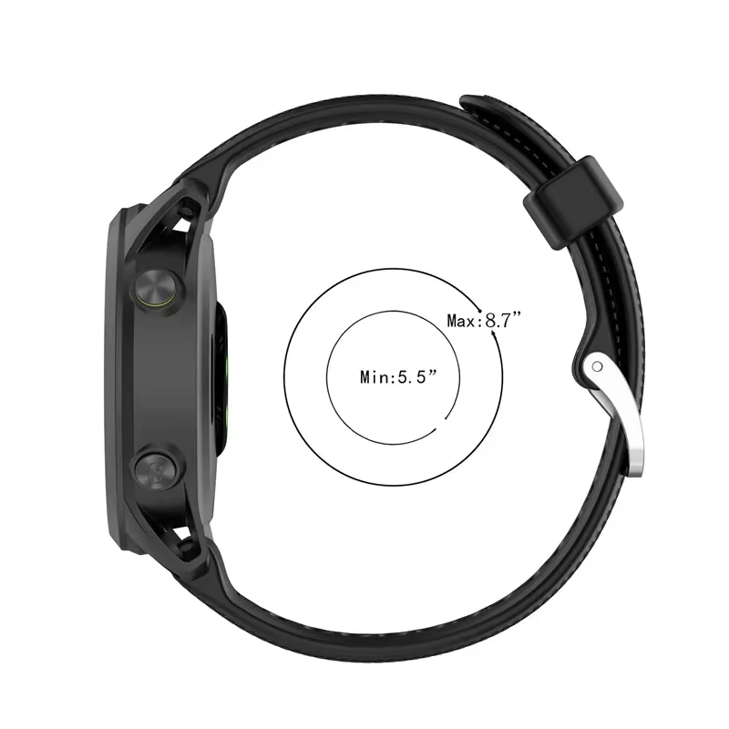 Bracelet en silicone pour Garmin Forerunner 745 745XT
