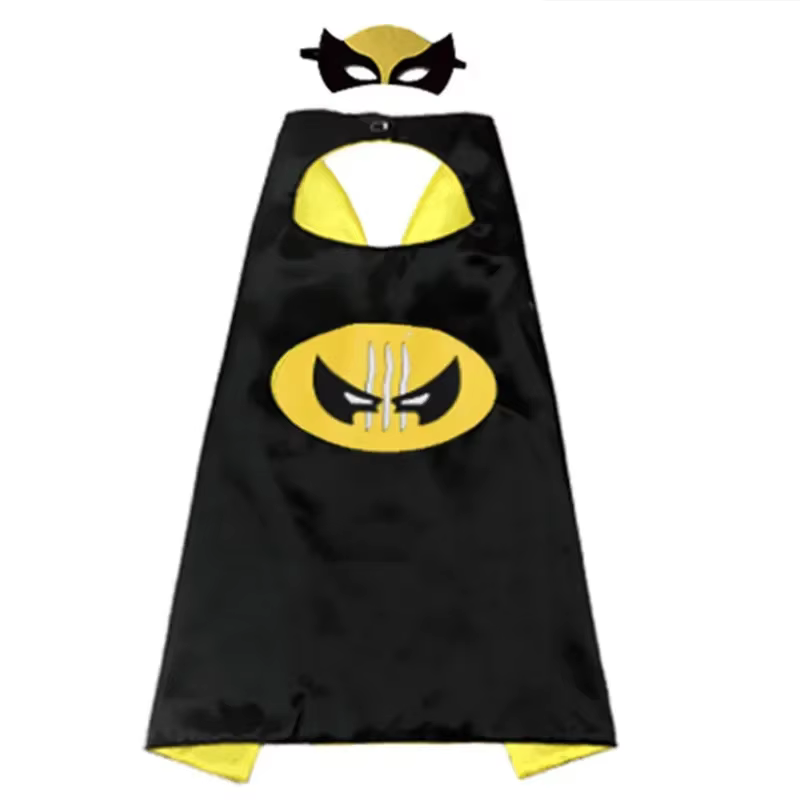 Capes de super-héros pour enfants, costumes d'Halloween cool, fournitures de fête de festival de cosplay, cadeaux habillés, pour garçons et filles de 3 à 12 ans