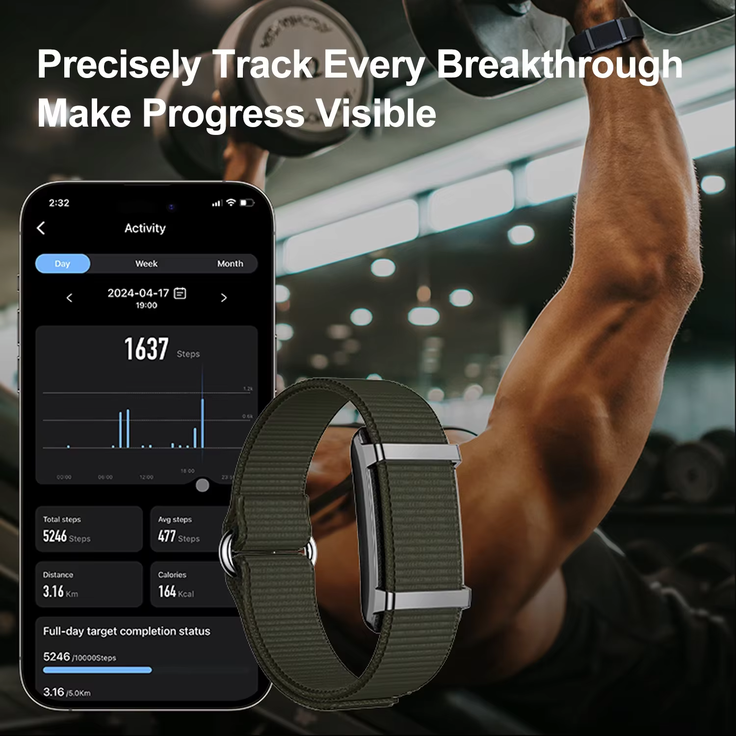 Bracelet intelligent, moniteur de fréquence cardiaque