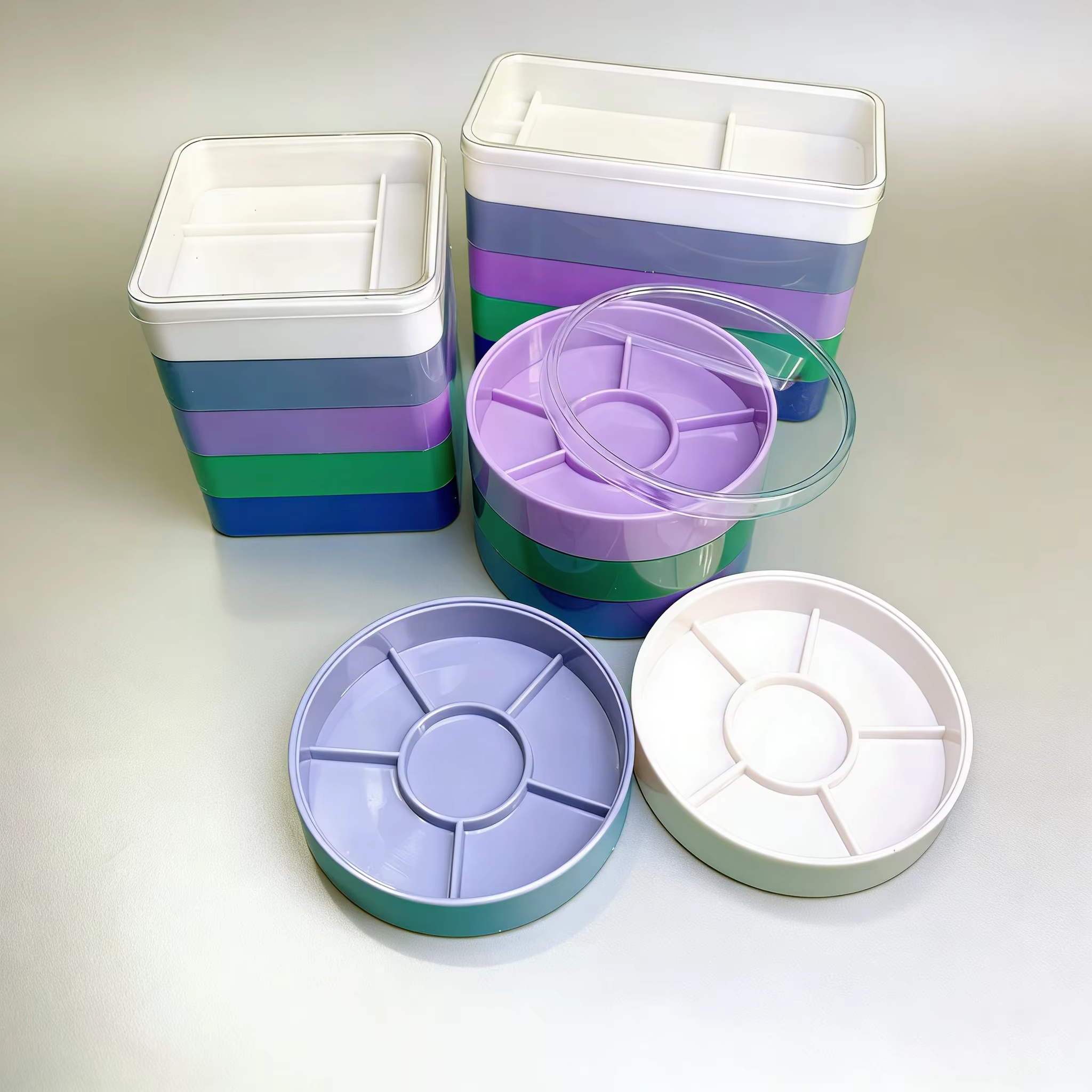 Boîte de rangement 5 couches pour pièces de montre, outils de réparation de montres, vis et composants de mouvement