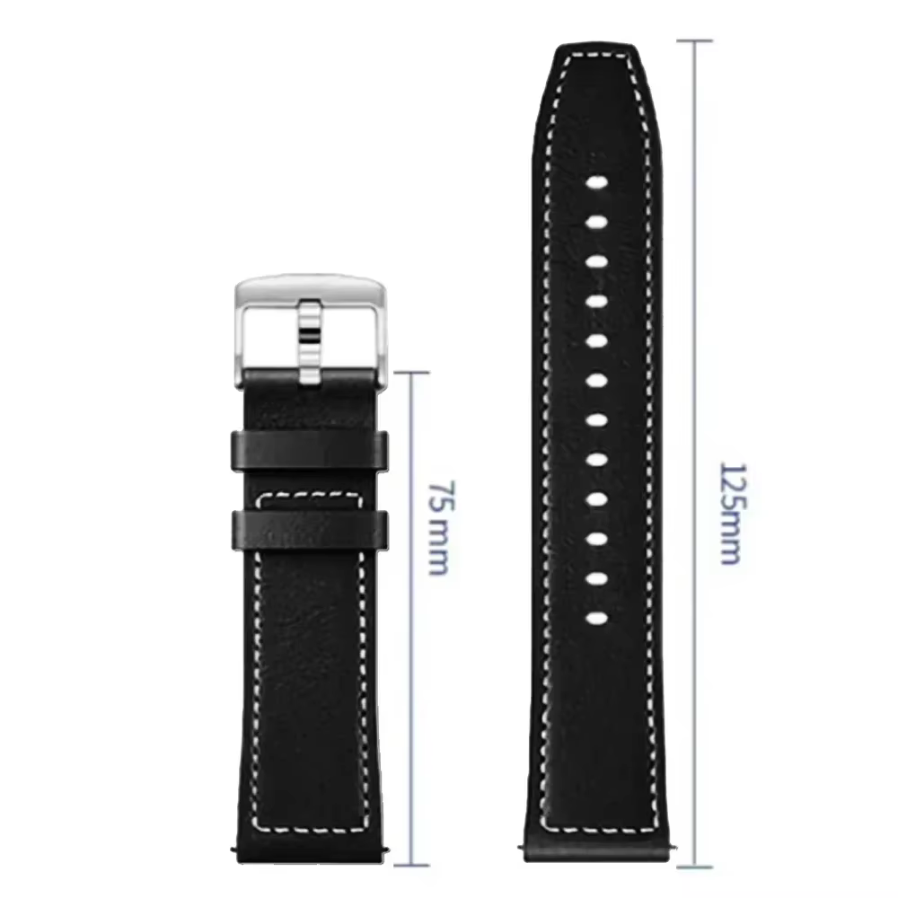 Bracelet de montre en cuir GPS