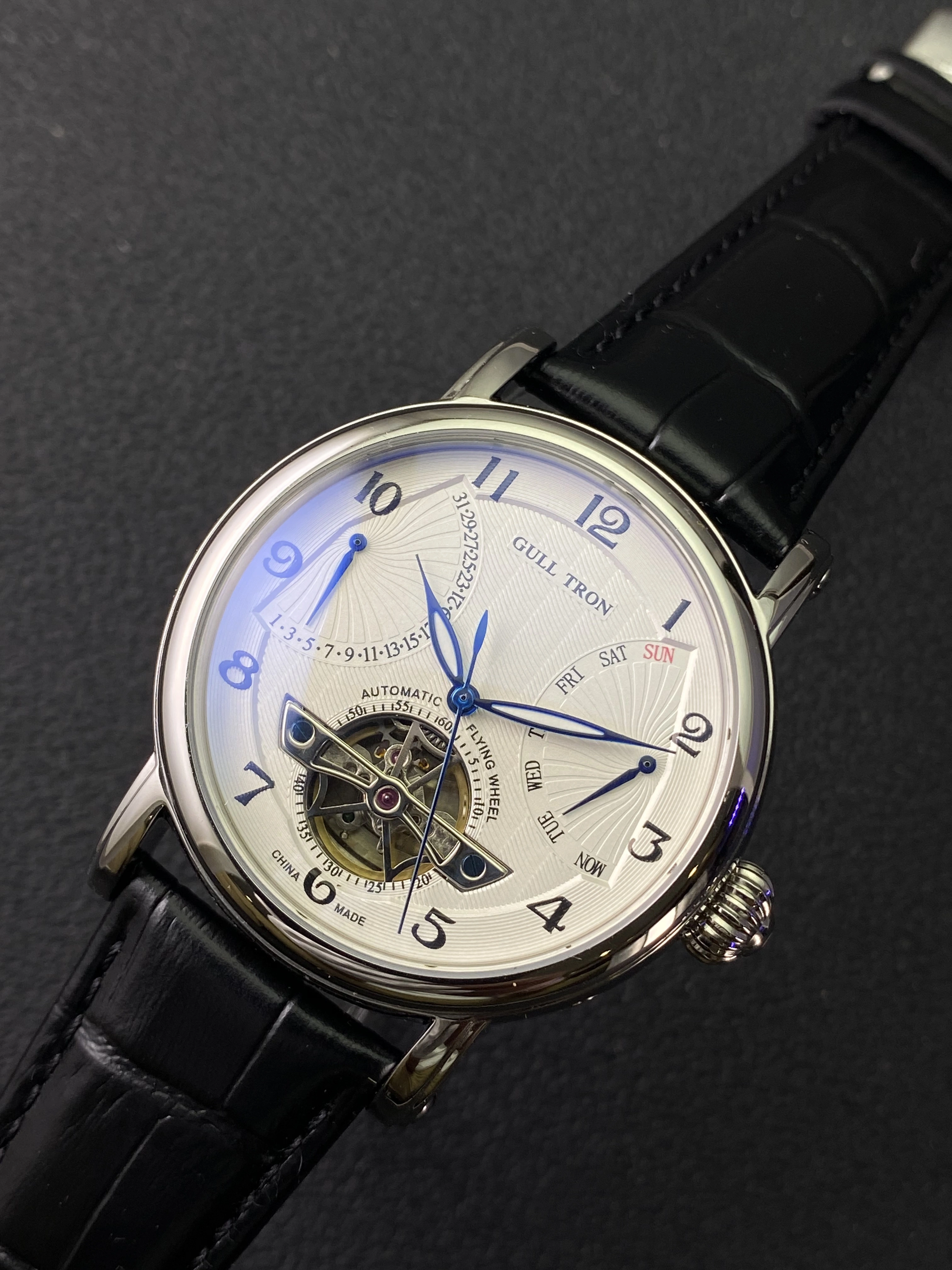 Montre mécanique automatique de luxe pour homme GULL TRON