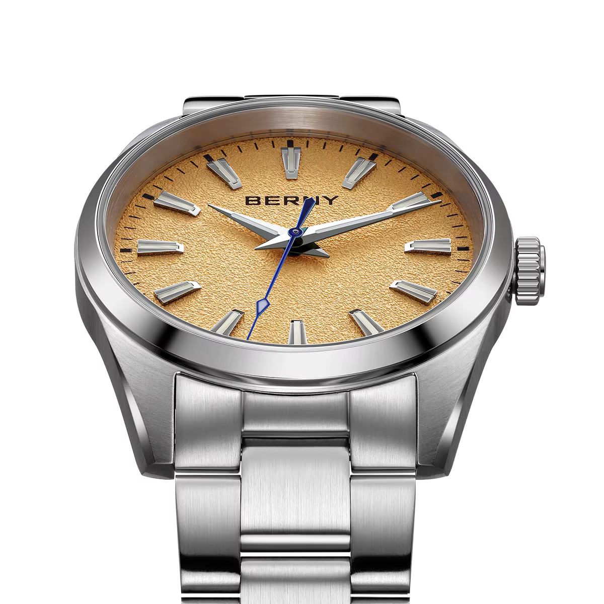 BERNY montres pour hommes lumineux AR saphir classique robe affaires Quartz montre