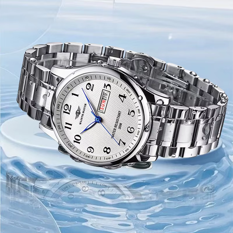 WLISTH montre d'affaires pour hommes rétro calendrier